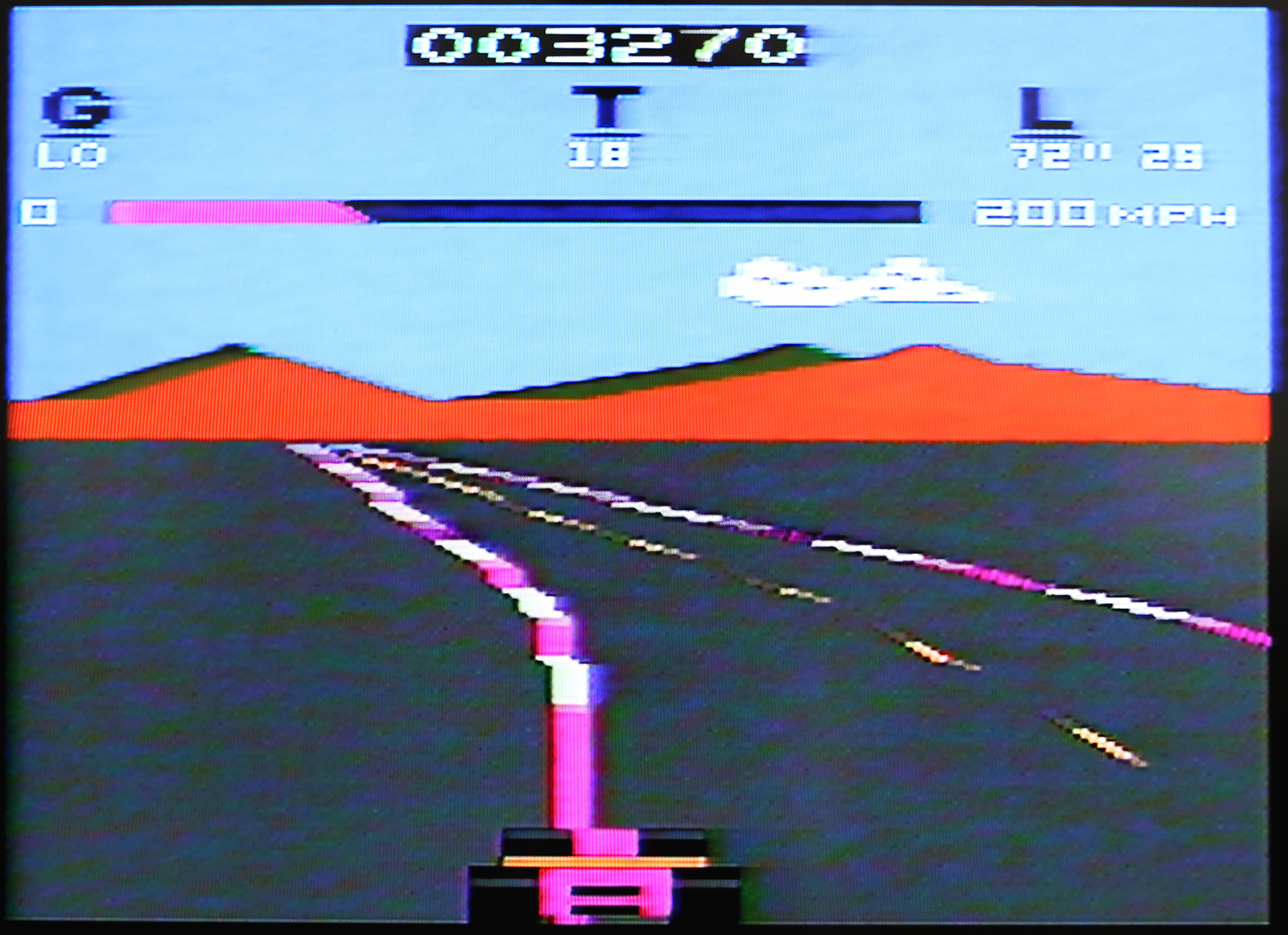Pole Position on Atari 2600 before modification